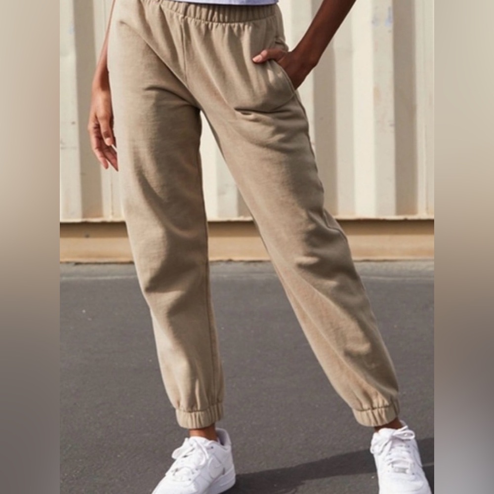 J. Galt Women Tan Sweatpants‎ Jogger Pants